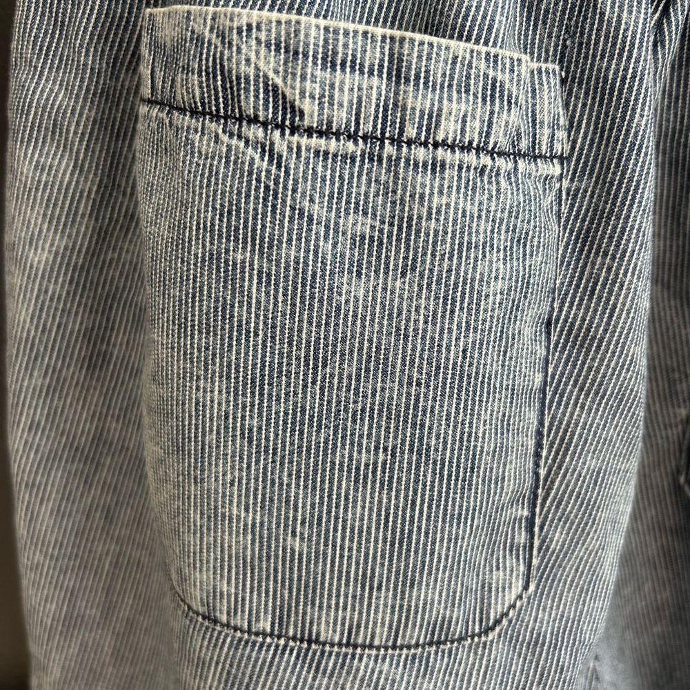 Fidelity Denim New Distressed Tencel Romper - Sample Size Small - Picture 7 of 8